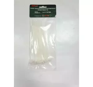 Хомут пластиковый KSN-150-2.4 мм (50шт) White