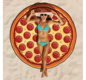Пляжовий килим Піцца (Pizza) 143 см