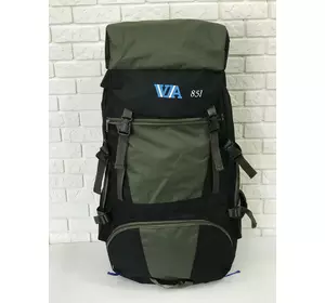 Рюкзак туристический VA T-04-8 85л, олива