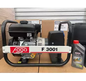 Професійний генератор бензиновий (електрогенератор) FOGO F3001 : 2.5/2.7 кВт бензогенератор для дому