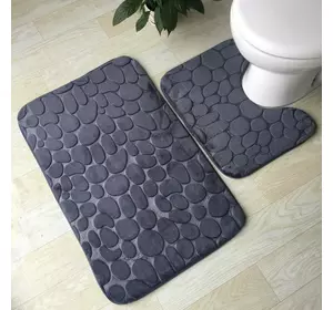 Набір килимків у ванну кімнату Камушки 2 шт.