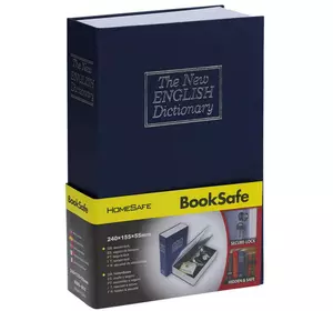 Книга, книжка сейф на ключі, метал, англійський словник 265х200х65мм