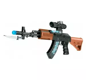 Іграшкова зброя ZIPP Toys Автомат світлозвуковий AK47, чорний (827B)