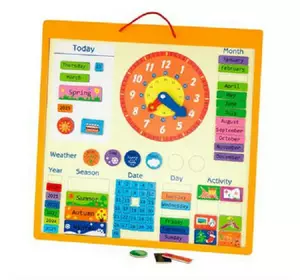 Розвивальна іграшка Viga Toys Календар магнітний англ. (50377)