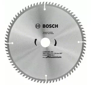 Диск пильний 254 х 30 (80Т) Bosch по алюмінію (2608644394)