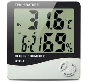 Цифровий термометр годинника гігрометр LCD 3 в 1