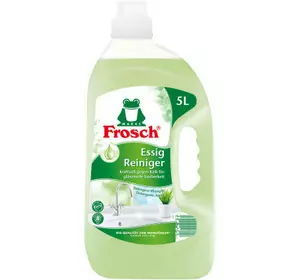 Жидкость для чистки ванн Frosch из яблочного уксуса для удаления известковых отложений 5 л (4001499115561)
