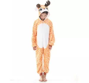 Детская пижама кигуруми Олененок 140 см