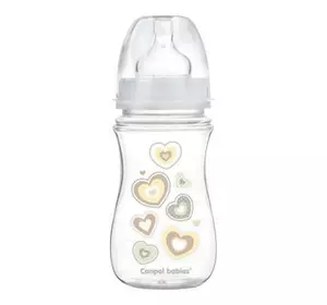 Пляшка для годування Canpol babies антиколькова EasyStart Newborn baby із широким.відверт. 240 мл