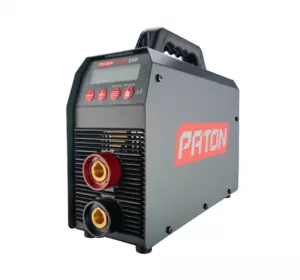 Професійний зварювальний апарат PATON™ PRO-200 : потужніст 5.5 кВА, струм 200 А, електроди 1.6-5 мм, кейс