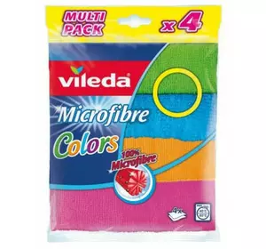Салветки для прибирання Vileda Microfibre 4 шт. (4023103192577)