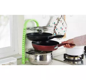 Подставка для сковородок, крышек, тарелок, кастрюль (Зеленый)