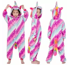Детская пижама кигуруми Единорог Млечный Путь 130 см